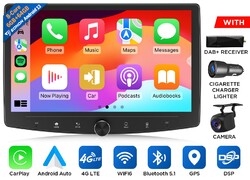 10.1" QLED Touchscreen 2DIN Android 13 6+64G Autoradio CarPlay GPS Navi WIFI DSP
