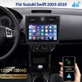 Für Suzuki Swift 2003-2010 128GB Android14 Autoradio Carplay 8-Core GPS NAVI DSP