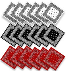 100% Baumwolle Bedrucktes Design Bandana Junge Mädchen Bandana Halstuch Kopftuch Maske