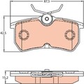 TRW GDB2140 Bremsbelagsatz für FORD FIESTA I CB1 CCN Bremse Bremsbeläge