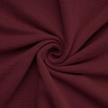 Bio Baumwolle Soft Sweat Meterware GOTS Bekleidung/Jogging/Hoodies Uni bordeaux