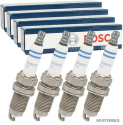 4x BOSCH ZÜNDKERZE WR8LT+ FÜR VW GOLF 2 3 4 POLO 6N T4 AUDI 80 90 100 A6 4A SEAT