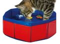 POOL für Katzen Katzenspielzeug Katzenpool mit 3 Schwimm-Spielzeugen