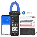 Bluetooth Clamp Multimeter TRMS 6000 Counts Pliers Multi Tester Auto Range Za...