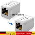 2x CAT 7 Netzwerk RJ45 Verbinder für Patchkabel LAN Netzwerkkabel Kupplung DSL ~