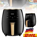 6L 2400W Heißluftfritteuse Fritteuse Heißluft Digitale Edelstahl Air Fryer~~