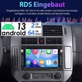 Android13 Autoradio Carplay GPS Navi Für VW Polo 9N Golf 4 Passat B5 T5 2+64G BT
