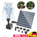 Gartenbrunnen Pumpe Brunnen Fontäne DE Neu Solar Pumpe Teichpumpe Springbrunnen