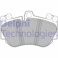 DELPHI BREMSBELÄGE SATZ VORDERACHSE PASSEND FÜR AUDI A4 A5 A8 R8 PORSCHE