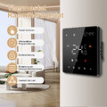 WiFi Thermostat Digital LED Touchscreen Raumthermostat Fußbodenheizung Schwarz