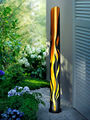 Solar-Dekoleuchte Flame Kunstvolle Leuchte für draußen Höhe 100 cm