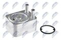 NTY CCL-AU-002 Ölkühler, Motoröl für ALFA ROMEO AUDI  passend für FIAT FORD