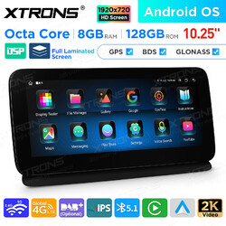 Für MERCEDES C218 W218 Autoradio Android 8G+128GB GPS Navi CarPlay 2K 10,25" DSP