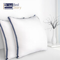 2er Set Kopfkissen 80x80 40x80 BedStory Microfaser 3D Hotel Kissen CertiPUR-US