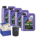 Motoröl 10W60 LIQUI MOLY Synthoil Race Tech Gt1 4L+MAHLE Ölfilter