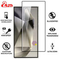 2x Panzerfolie für Samsung S25 S24 S23 S22 FE Ultra + Echt Glas Displayschutz 9H