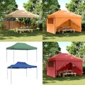 Partyzelt Pop Up Faltbar Faltpavillon Gartenzelt Zelt Pavillon Eventzelt 3x4m