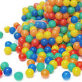 100 bunte Bälle für Bällebad 7cm Babybälle Plastikbälle Baby Balls Spielbälle