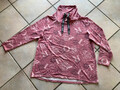 ROLLKRAGEN TRENDY PULLI Gr.L/44/46 KORDEL BORDEAUX-ROSE-SCHW.-WEIß-MUSTER