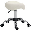 Arbeitshocker Drehstuhl Drehhocker Rollhocker Sattelhocker Hocker Weiß