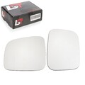 2x Außenspiegel Glas zum Kleben Set asphärisch konvex für VW Multivan V 5 03-09
