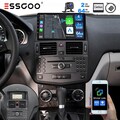 Carplay Android13 9" Autoradio 2+64G KAM GPS RDS Für Mercedes Benz C-Klasse W204