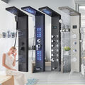Duschpaneel Regendusche set LED Duscharmatur Duschset Duschsystem Wasserfall