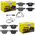 TEXTAR BREMSBELÄGE VORNE + HINTEN passend für BMW 5er E60 E61 + 6er E63 E64