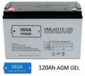 12V 120Ah AGM Gel Batterie Akku USV Solarbatterie Wohnmobil Boot Caravan C100