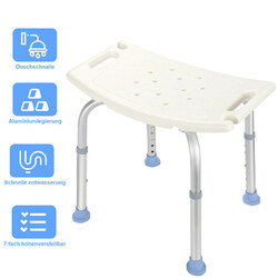 Badhocker Duschstuhl Duschsitz höhenverstellbarer Duschhilfe Duschhocker