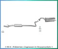 Auspuffanlage für Toyota Yaris 1.0 48/50KW Bj.99-05 Auspuff Dichtung Schelle