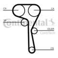 ZAHNRIEMENSATZ CONTINENTAL CTAM CT1167K1 FÜR VW GOLF 7 5G