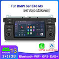 Autoradio Für BMW 3er E46 M3 Rover 75 MGZT Carplay Android 13 GPS NAVI SWC DAB+