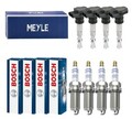 4x MEYLE Zündspule +4x BOSCH Zündkerze Doppelplatin passend für Honda Civic VII