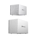 4 5 Bay Typ-C Typ-B Festplattengehäuse Ghäuse für 2,5" 3,5" SATA SSD HDDs 64 80T