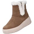 Rieker Damen Stiefelette Stiefel gefüttert Braun N2560-24 Wechselfußbett Winter