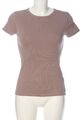 H&M BASIC Basic-Shirt Damen Gr. DE 36 braun Casual-Look