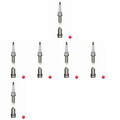 6 x Zündkerze NGK für CADILLAC, OPEL, SAAB 44077 II, 45172, BLS