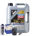 Motoröl 5W30 LIQUI MOLY Special F 5L+MAHLE Ölfilter+Spülung+Ölablassschraube