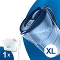 Brita Wasserfilter-Kanne Marella XL bl Wasserfilter 125295 Wasserfilter-Kanne