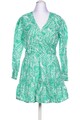 ZARA Kleid Damen Dress Damenkleid Gr. S Leinen Baumwolle Grün #20f7630