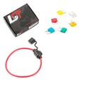 Sicherungshalter Mini Flachsicherung mit Abdeckung 5A-30A für OPEL PKW