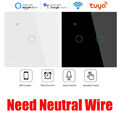 WiFi Timer Lichtschalter Glas Touch Funk Wand Schalter TUYA/Smart Life f Alexa