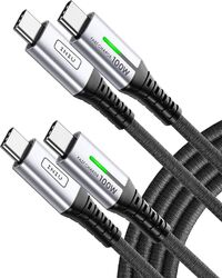 INIU USB C auf USB C Kabel, 100W [2m+2m] Typ C Schnellladekabel PD 5A QC 4.0