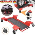 Motorrad Rangierhilfe Rangierschiene 360° Rangierplatte Rollwagen Motorradständ