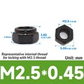 Sicherungsmuttern DIN 985 Sicherungsmutter Stopmuttern M2 M2,5 M3 M4 M5 M6