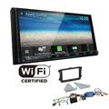 Kenwood Radio WiFi CarPlay Android Auto DAB für Seat Leon 2009-2012 schwarz
