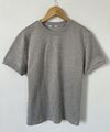 Arne T-Shirt mittelstrukturiert grau runder Ausschnitt