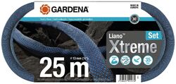 Gardena Liano Xtreme 1/2 Zoll, 25m Set Extrem robuster Gartenschlauch aus Textil