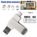 4 in1 2TB Memory Stick USB 3.0 Flash Drive Typ C OTG Thumb Disk für iPhone PC